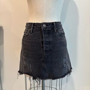 GRLFRND Black Skater Mini Skirt